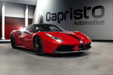 Ferrari 488 GTB & Spider 2016 2017 2018 2019 2020 with Aftermarket Parts - Cap Style Front Lip Carbon Fiber / FRP from Aero Republic